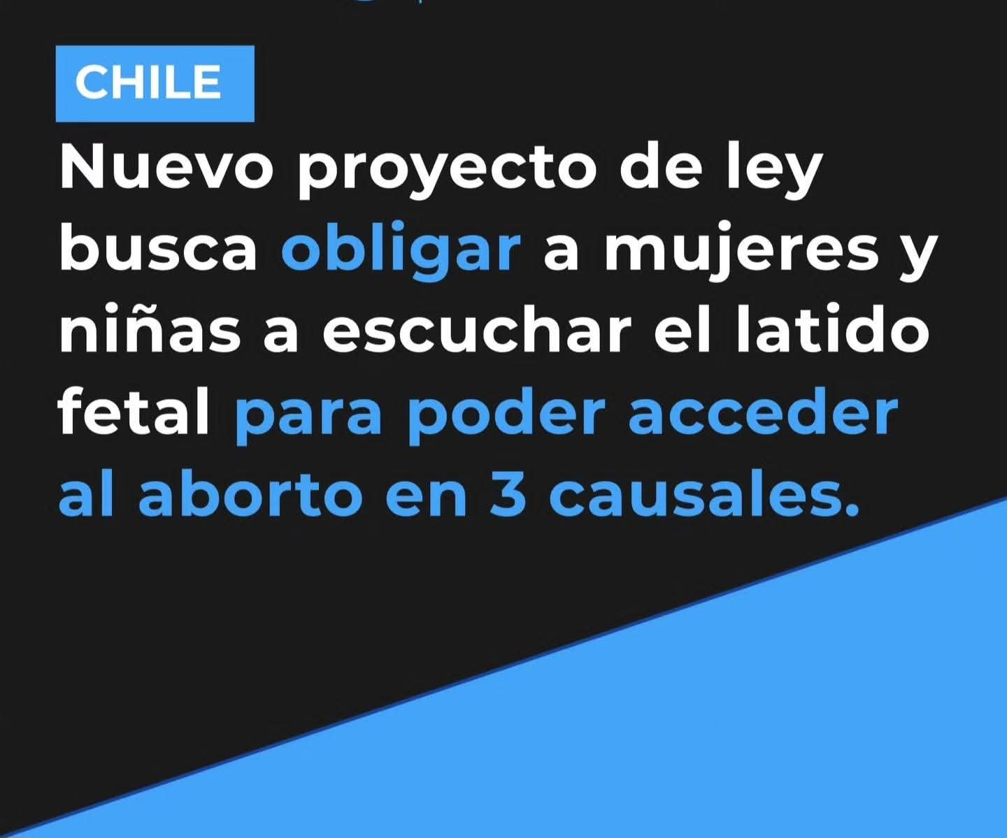 RECHAZO AL PROYECTO DE LEY "ESCUCHA SU CORAZÓN"