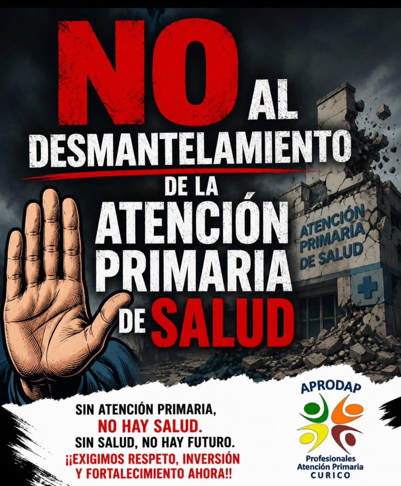 NO AL DESMANTELAMIENTO DE LA ATENCIÓN PRIMARIA DE SALUD